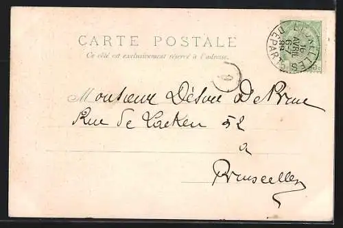 Lithographie Tennyson mit Anwesen