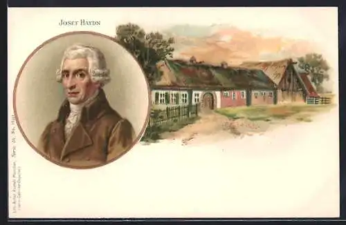 AK Portrait des Musikers Josef Hayden