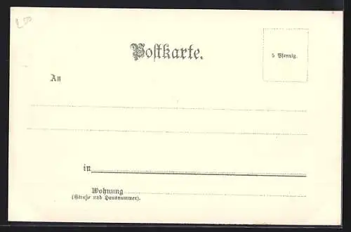 AK Portrait des Musikers Franz Schubert