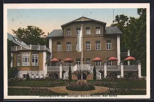 AK Bad Berka, Erholungsheim der Thüringer Bäckermeister