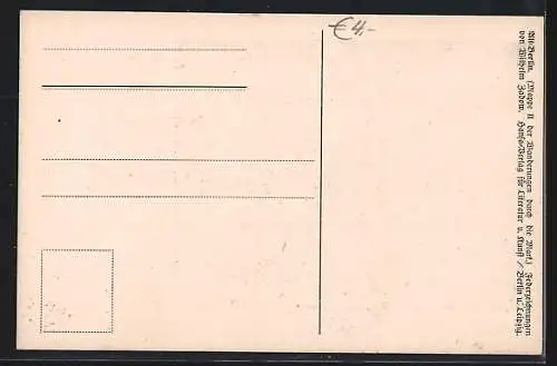 Künstler-AK Berlin, Jüdenhof, Wohnanlage