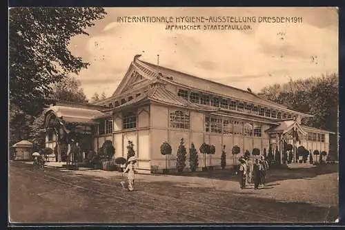 AK Dresden, Internationale Hygiene-Ausstellung 1911 - Japanischer Pavillon