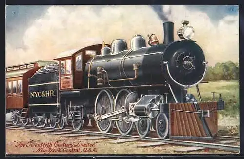 AK Railways of the World, The Twentieth Century Limited, Eisenbahn