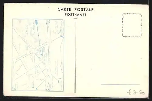 AK Brüssel, Exposition Universelle 1935, Fromage et Beurre de Hollande, Niederländerinnen mit Käselaib