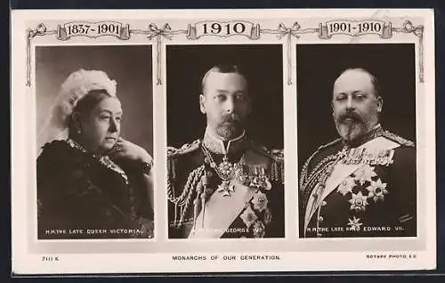 AK Monarchs of our Generation: King George V. & King Edward VII. von England