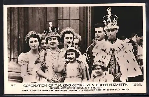 AK London, Krönung von König George VI. und Königin Elizabeth, 1937