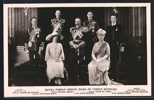 AK T.M. King George & Queen Mary and Family Group