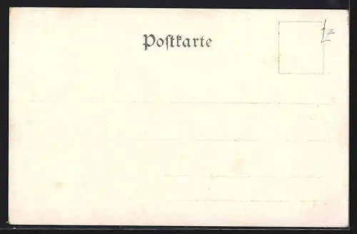 Passepartout-Lithographie Strassburg, Kammerzell`sches Haus im Kleeblatt