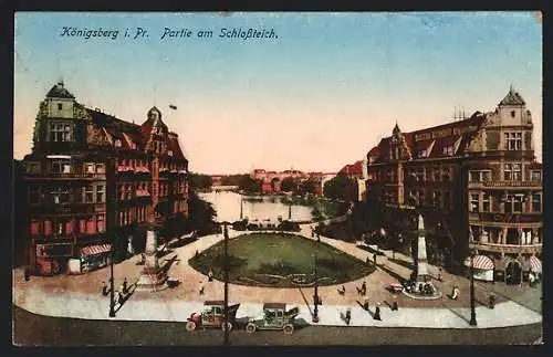 AK Königsberg i. Pr., am Schlossteich