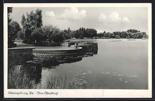 AK Königsberg /Pr., Am Oberteich