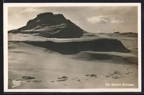 AK Kurische Nehrung, Die Sahara Europas, Wanderdünen