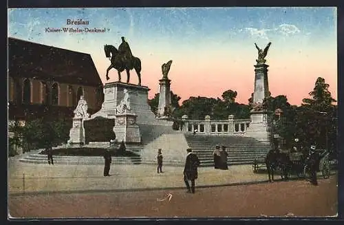 AK Breslau, Kaiser Wilhelm-Denkmal