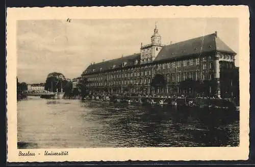 AK Breslau, Universität mit Fluss