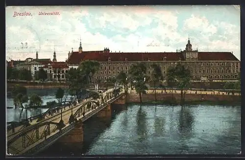 AK Breslau, Universität und Brücke