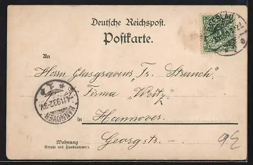 AK Breslau, Partie am Rathaus