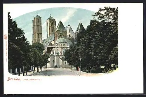 AK Breslau, Dom, Partie an der Südseite