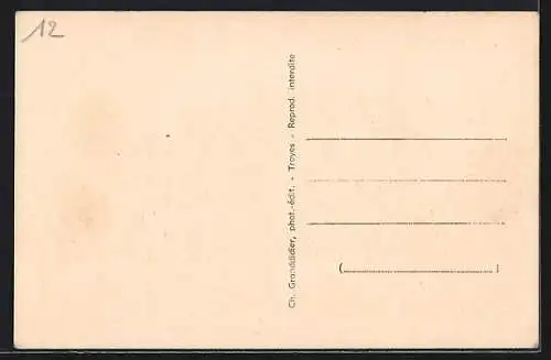 AK Chervéy, Mairie, Écoles et Poste