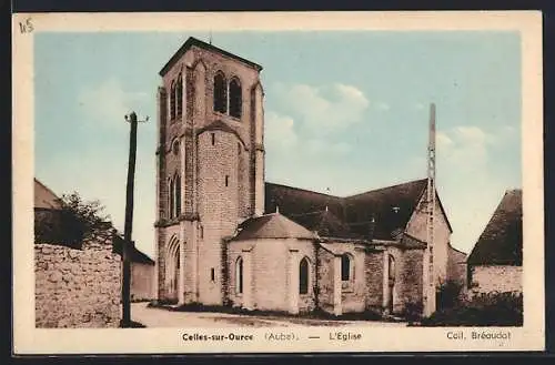 AK Celles-sur-Ource, L`église