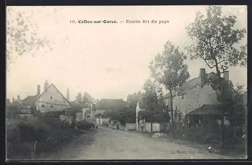 AK Celles-sur-Ource, Entrée Est du pays