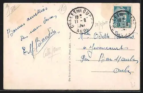 AK Celles-sur-Ource, Moulin le Bruyant