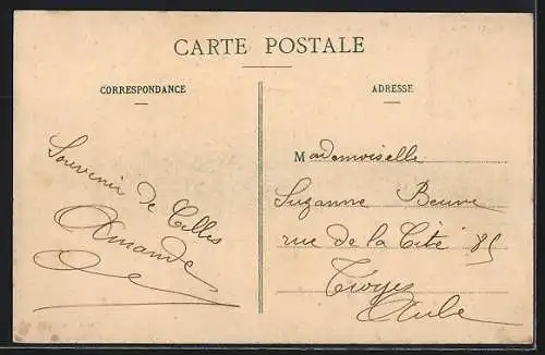 AK Celles-sur-Ource, L`église et enfants posant devant l`édifice