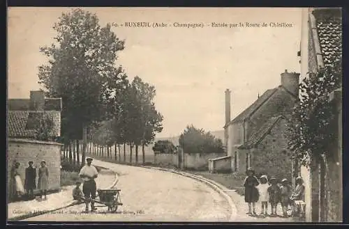 AK Buxeuil, Entrée par la Route de Châtillon