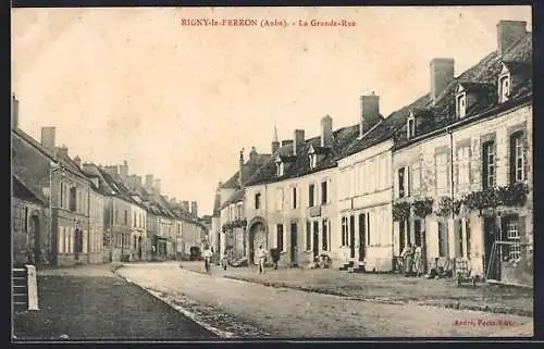 AK Rigny-le-Ferron, La Grande-Rue