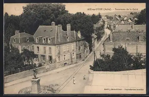 AK Aix-en-Othe, Panorama de la Gaîté