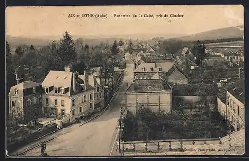AK Aix-en-Othe, Panorama de la Gaîté, près du Clocher