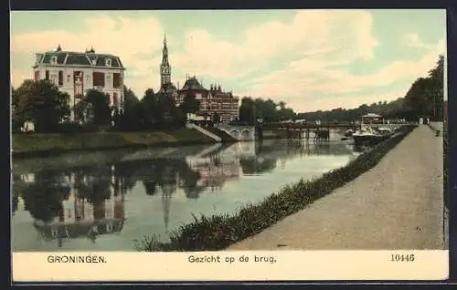 AK Groningen, Gezicht op de brug