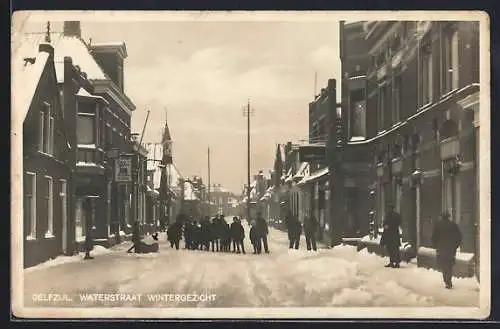 AK Delfzijl, Waterstraat Wintergezicht