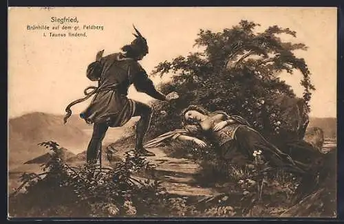 AK Grosser Feldberg, Siegfried findet Brunhilde