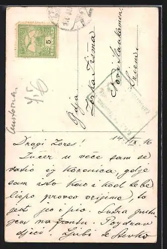 Künstler-AK Ludwig Koch: k.u.k. Reiter im Galopp