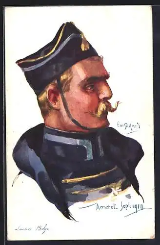 Künstler-AK Em. Dupuis: Aerschot, Lancier Belge