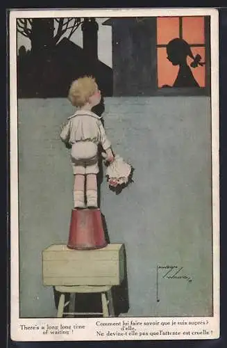 Künstler-AK Lawson Wood: There`s a long long time of waiting