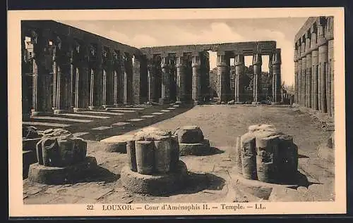 AK Louxor, Temple, Cour d`Aménophis II.