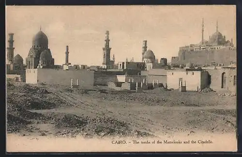 AK Cairo, The tombs of the Mamelouks and the Citadelle
