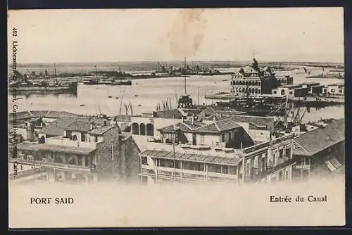 AK Port Said, entrée du canal
