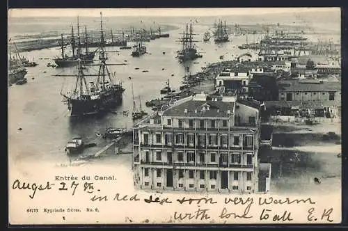 AK Port-Said, Entree du Canal, Boote