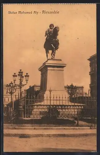 AK Alexandrie, Statue Mohamend Aly