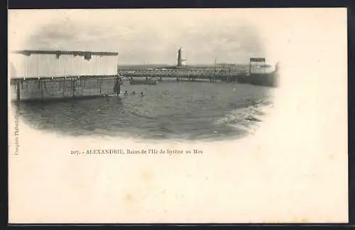 AK Alexandrie, Bains de l`Ile de Syrène au Mex