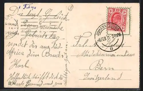 AK Johannesburg, Orange Grove with Horse Carriages