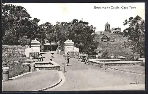 AK Cape Town, Entrance to Castle with Cannons and Guard