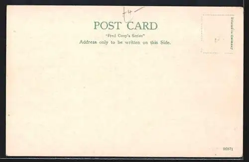 AK Jeppe, The Oval Gardens seen from Marshall St.