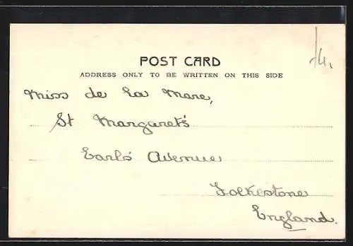 AK Harrismith /O. R. C., Military Camps, Tents and Two Riders on Horseback