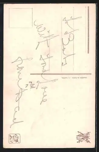 AK Junge hübsche Dame mit Haube