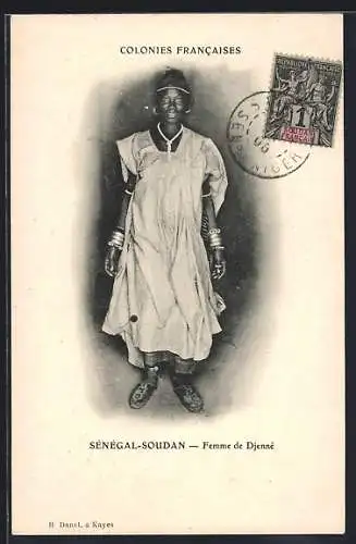 AK Sénégal-Soudan, Femme de Djenné, afrikanische Volkstypen