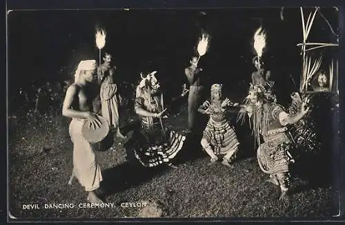 AK Ceylon, Devil Dancing Ceremony