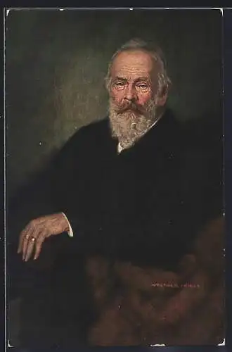 AK Prinzregent Luitpold im Sessel