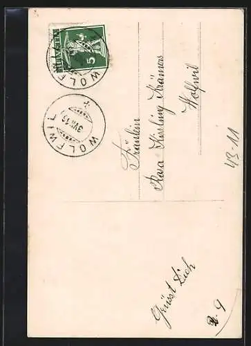 AK Mutter mit Kind an einem Grab